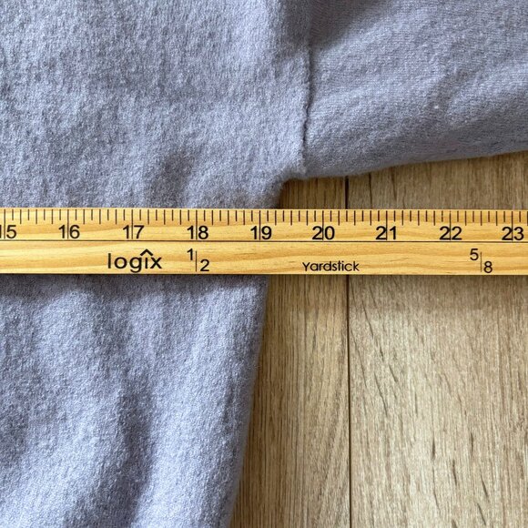 Madewell Merino Wool Polo Sweater Cropped Purple Womens XL Preppy Quiet Luxury - Picture 7 of 11